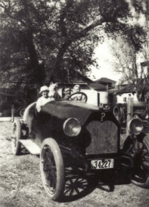 Family in Auto, circa 1920